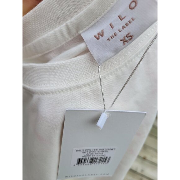 Wilo The Label Sport And Social Club White Cotton Tee T-shirt Size XS NWT - Picture 11 of 13